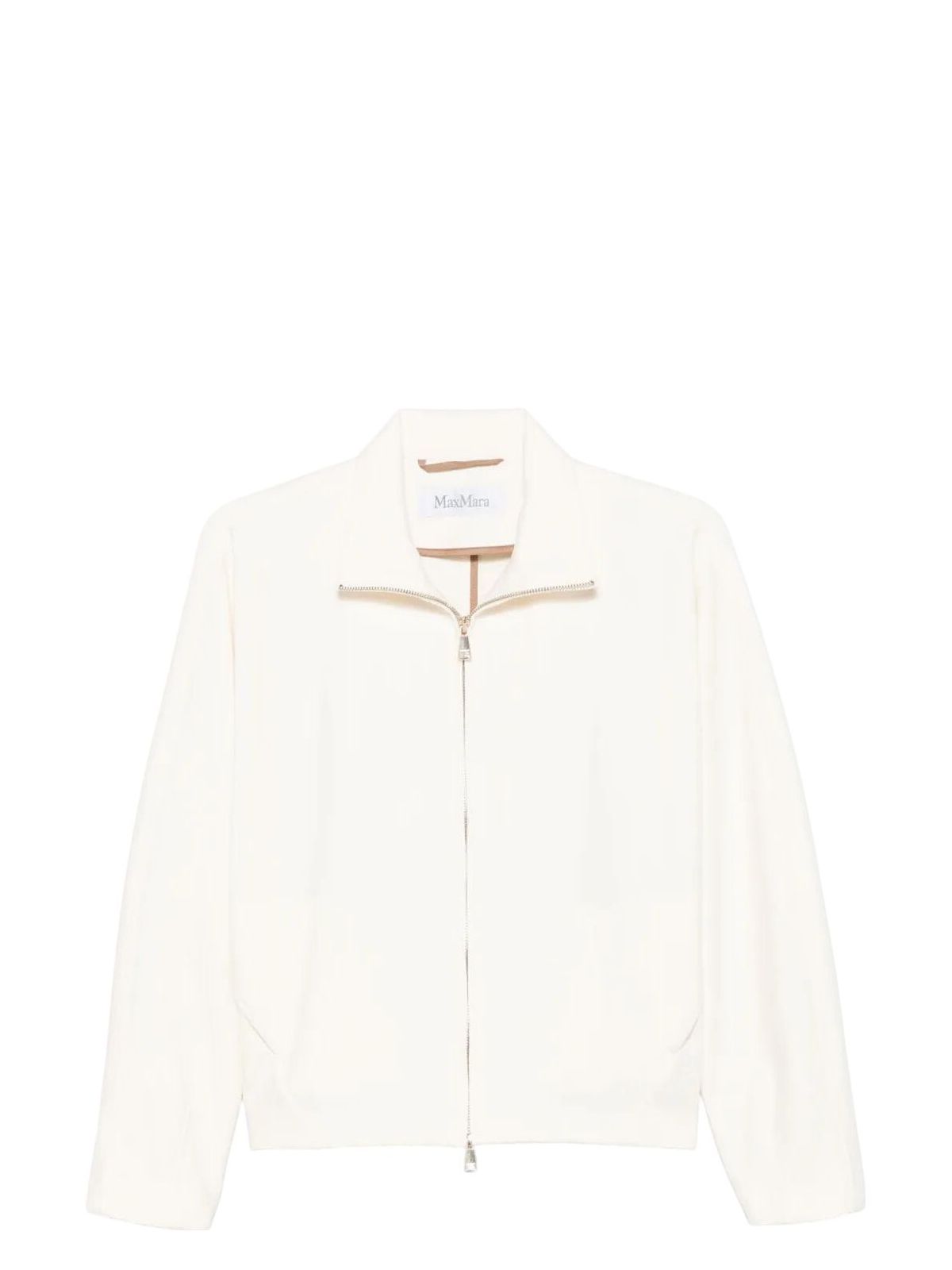 Max Mara Plava Neoprene Zip Jacket