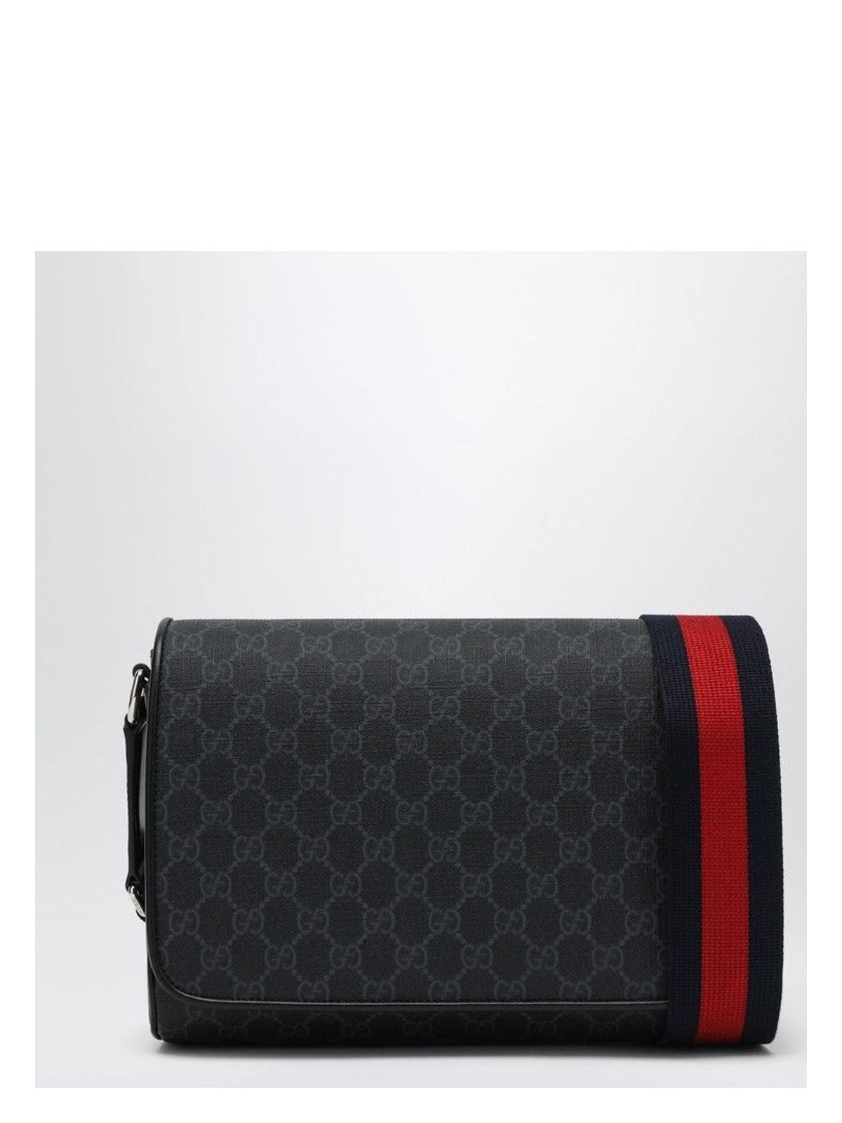Gucci Gg Medium Black/gray Shoulder Bag