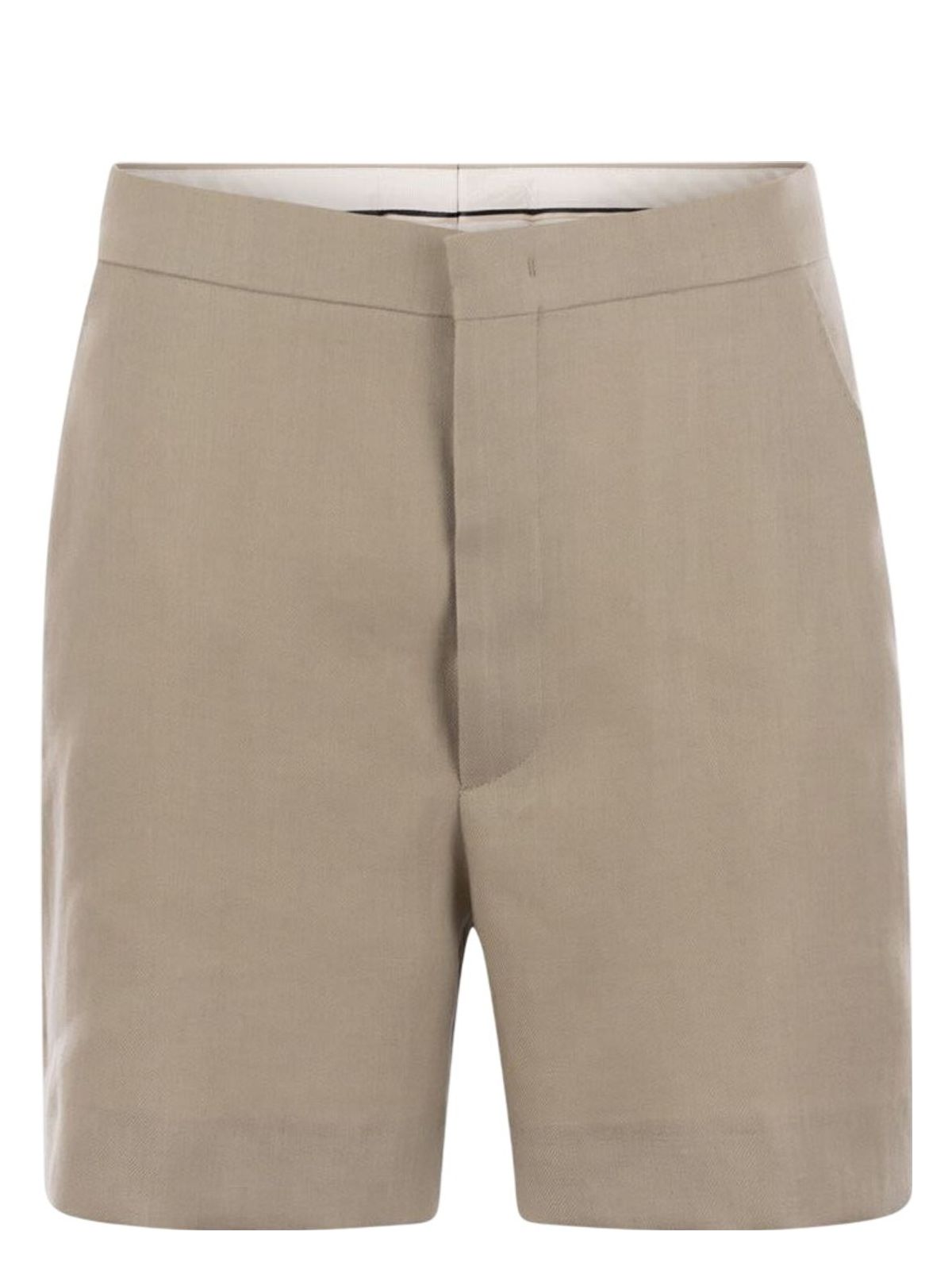 Tagliatore Women Linen Chino Bermuda Shorts