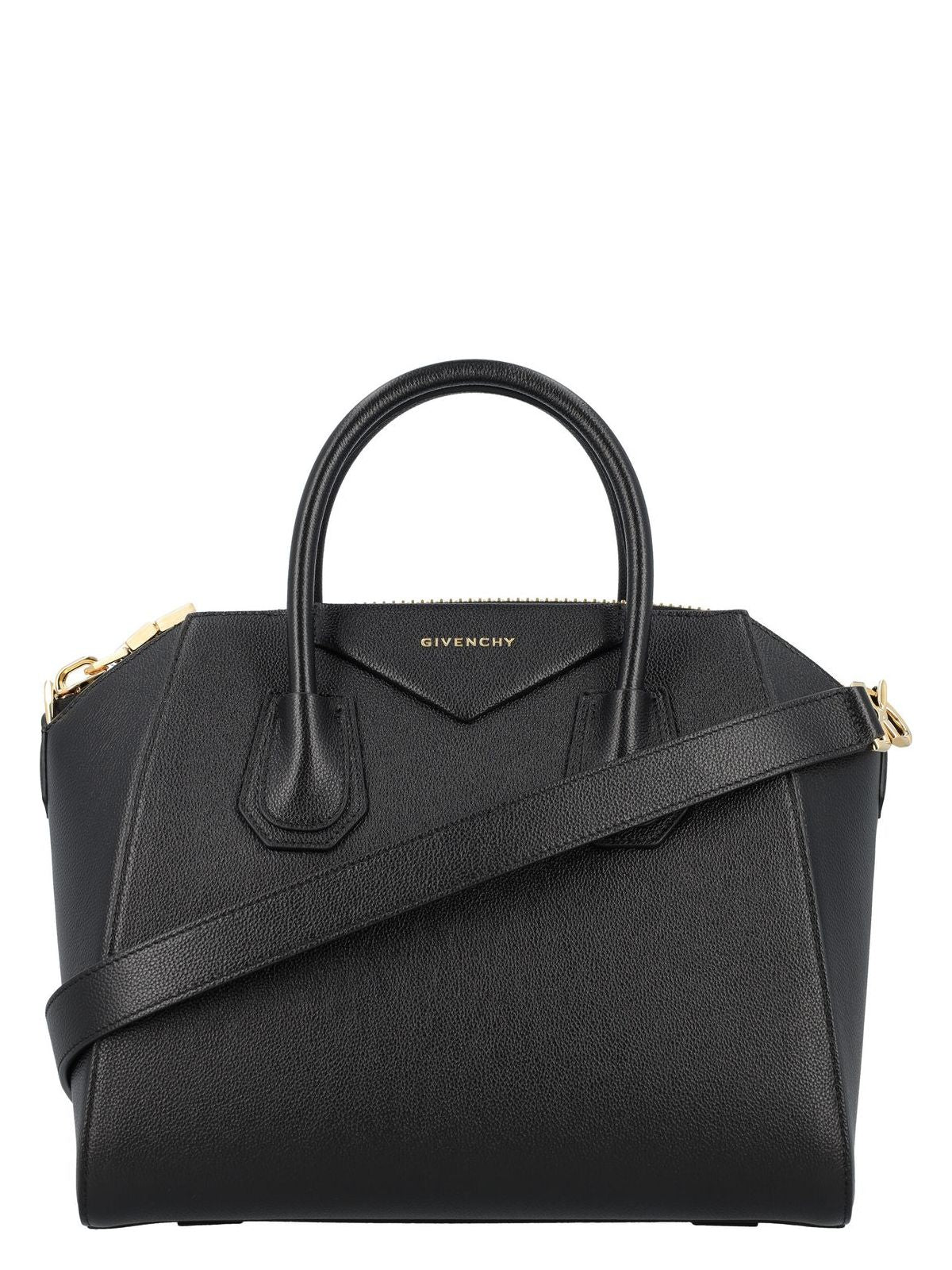 Givenchy Small Structured Handbag With Removable Shoulder Strap In Black