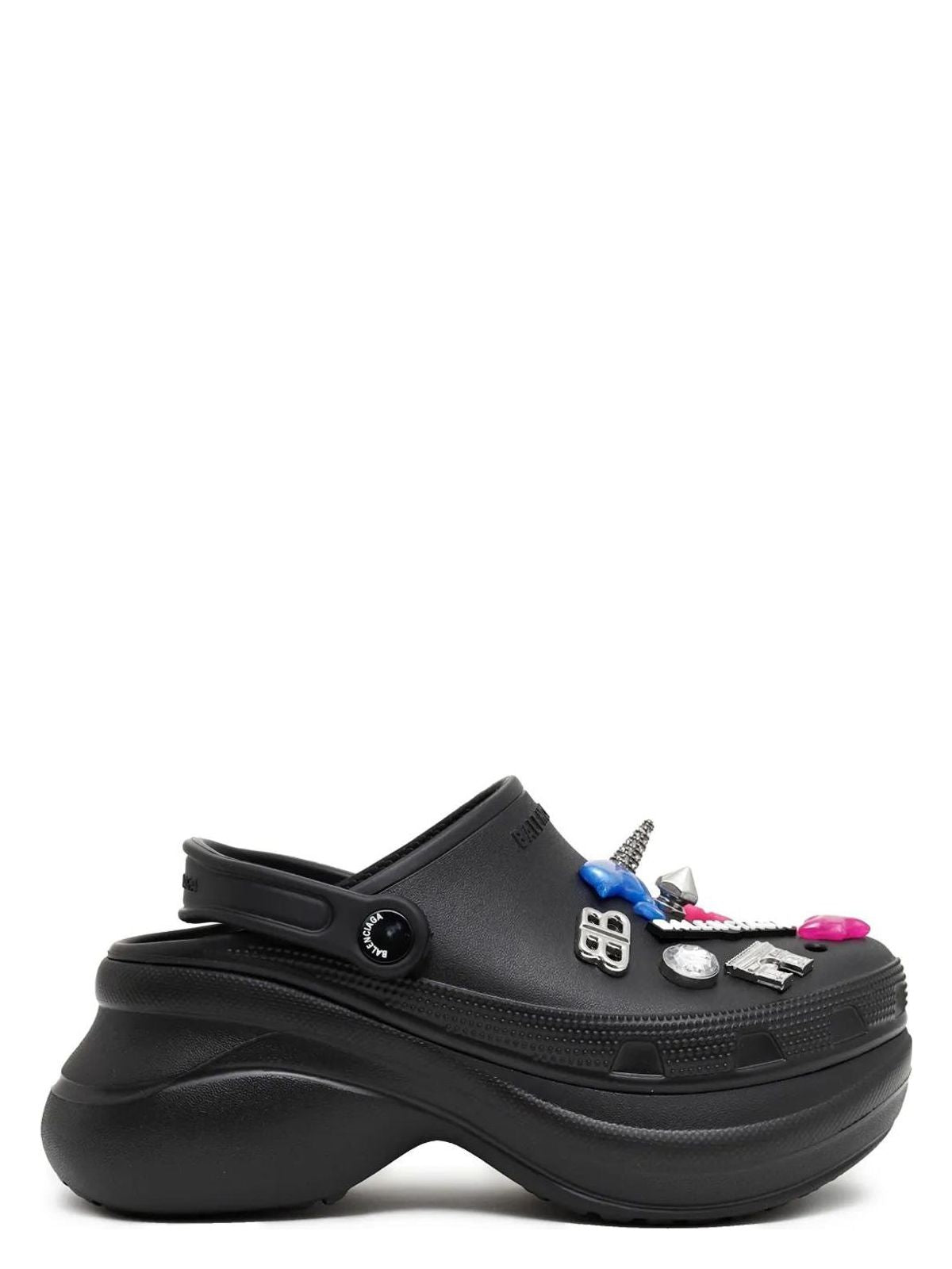Balenciaga Mule Crocs Con Iconici Charm Jibbitz Rimovibili