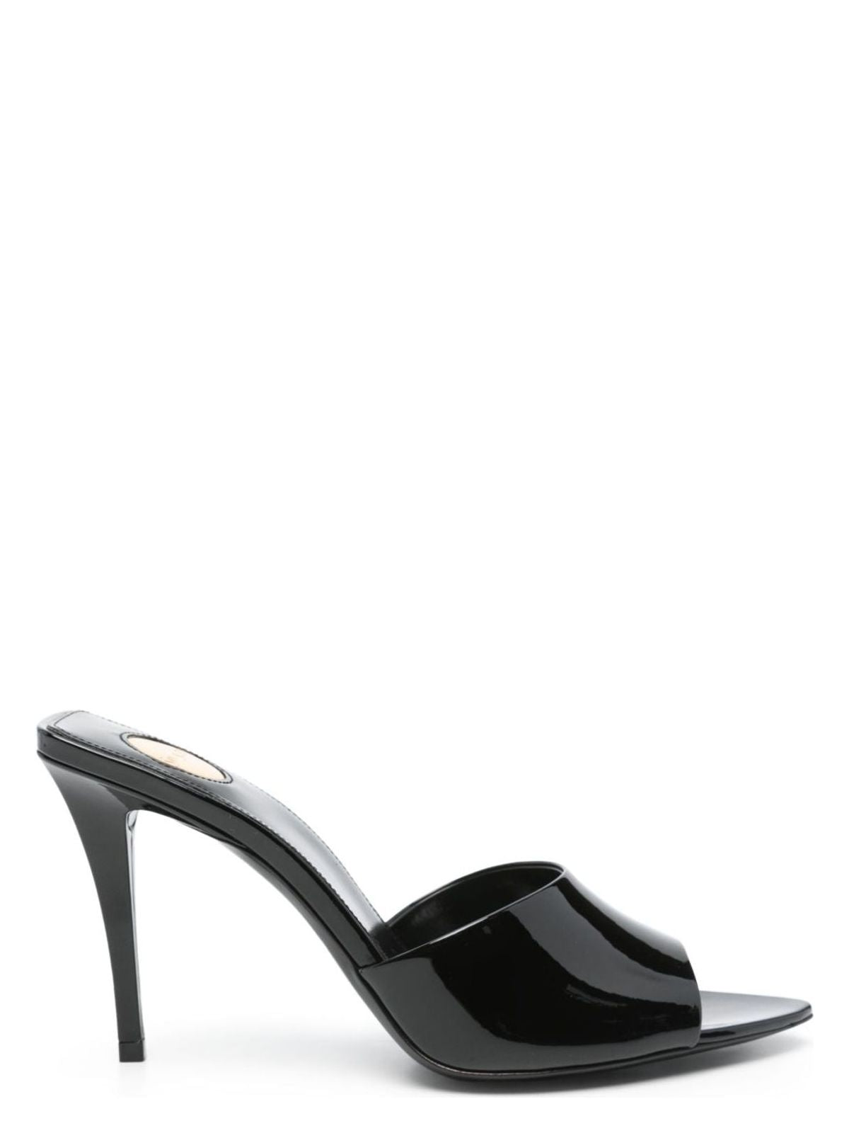 Saint Laurent Women's Romy Patent Leather Mules