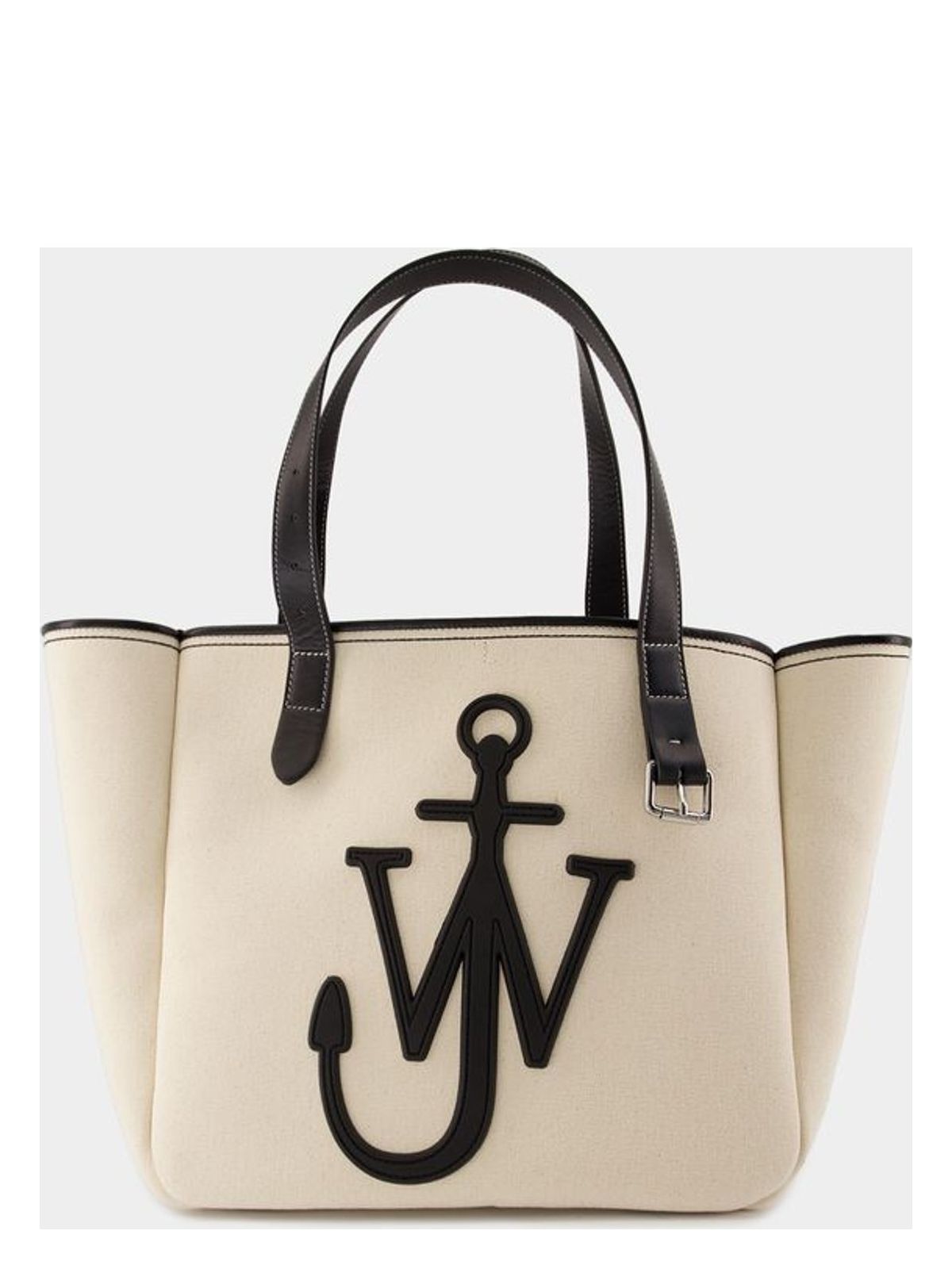 Jw Anderson Belt Tote Handbag In White