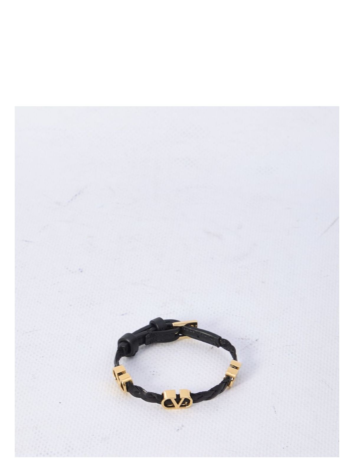 Valentino Garavani Women Leather Bracelet In Black