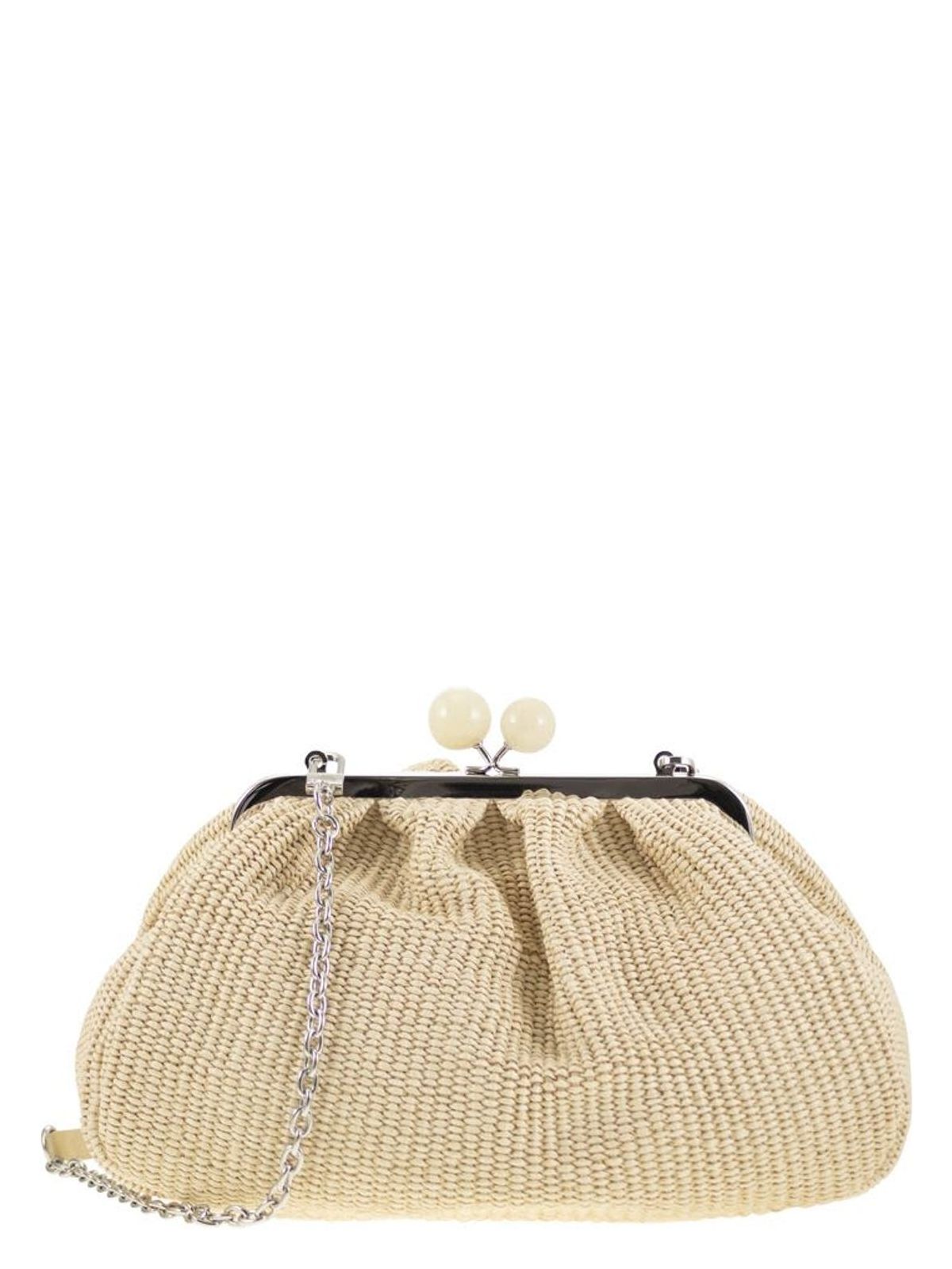 image of FORTUNA - PASTRY BAG MEDIUM RAFFIA EFFECT