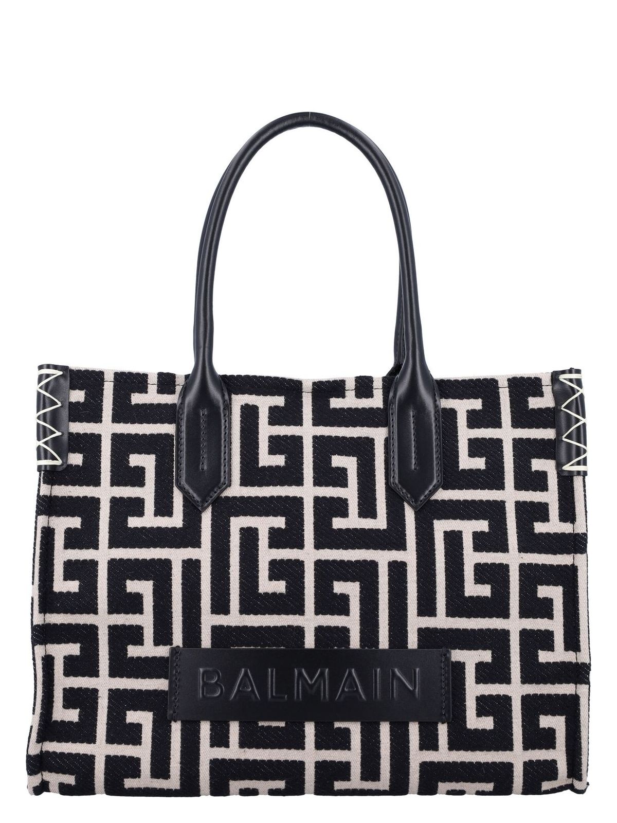 image of B-ARMY SHOPPER 36 BAG IN PB LABYRINTH JACQUARD