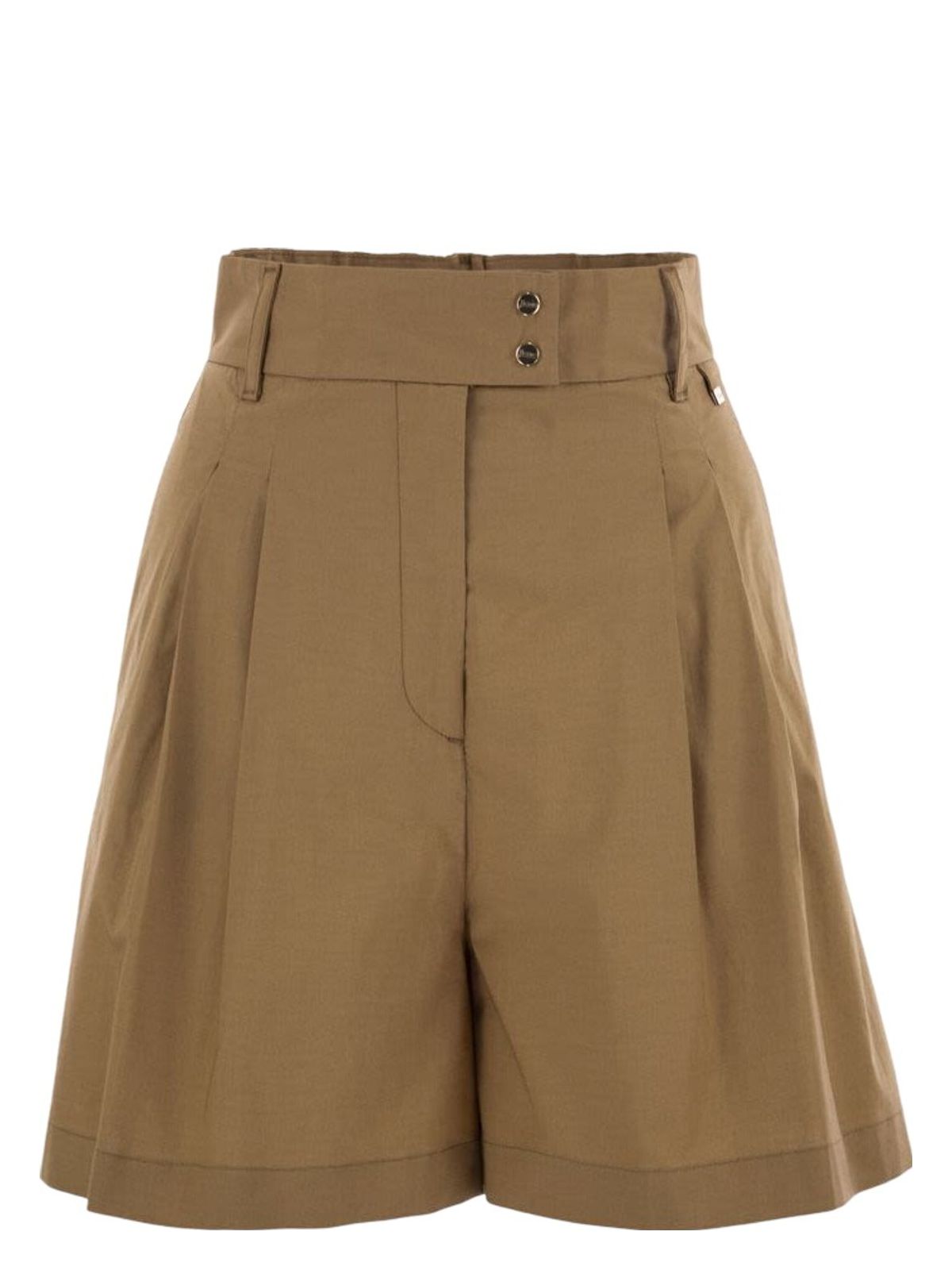 Herno Women Stretch Cotton Bermuda Shorts