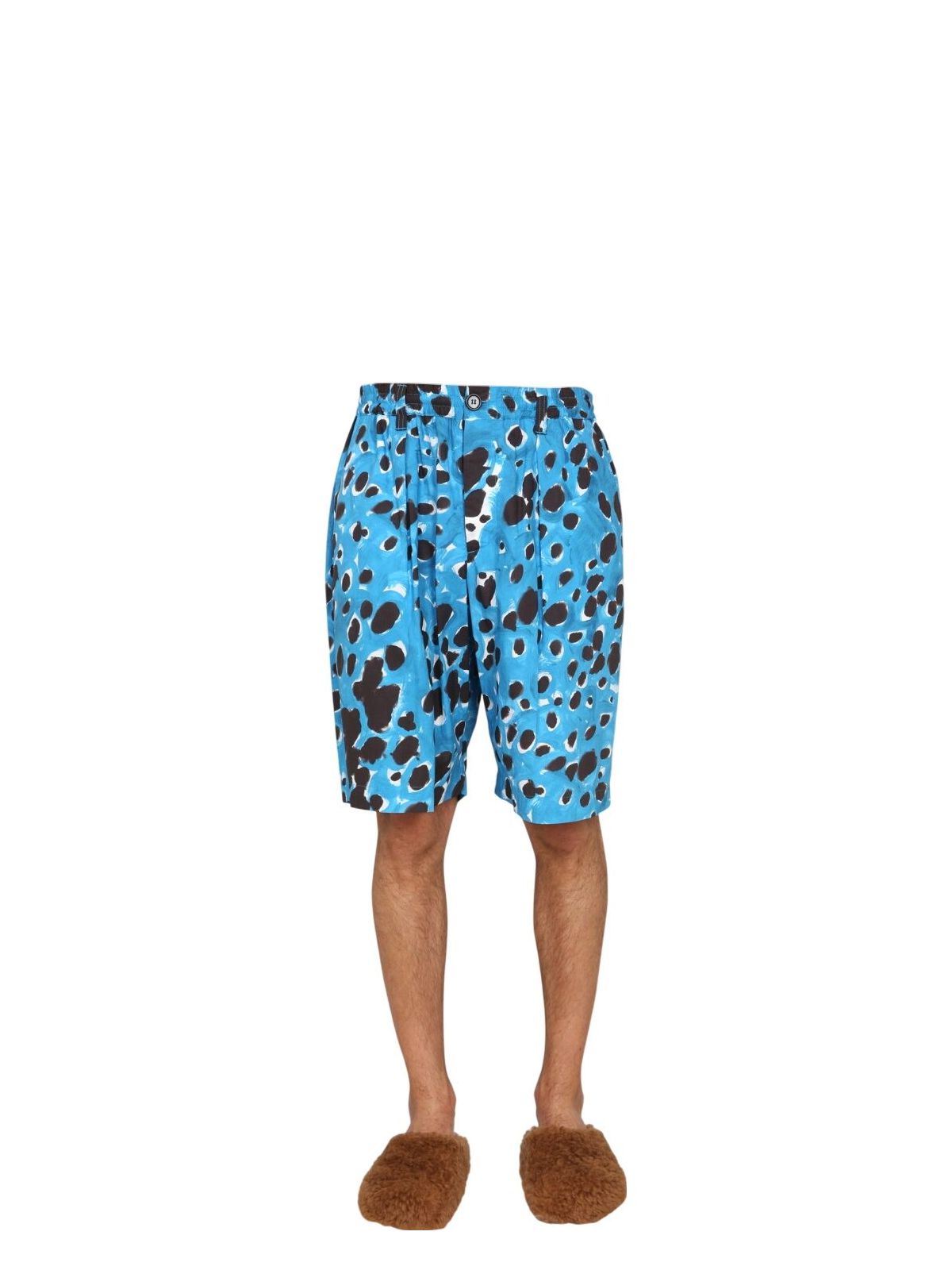 Marni Bermuda Shorts With Pop Dots Print