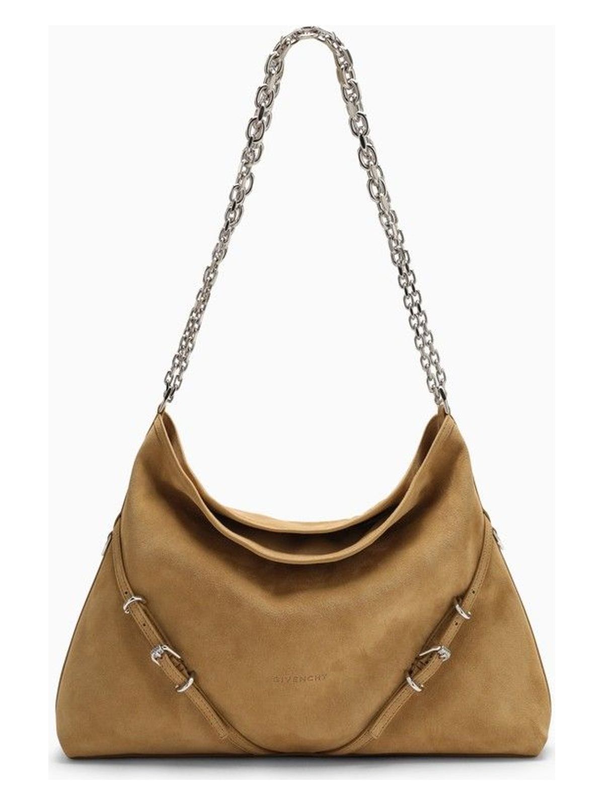 Shop Givenchy Women's Medium Voyou Chain Bag In Beige