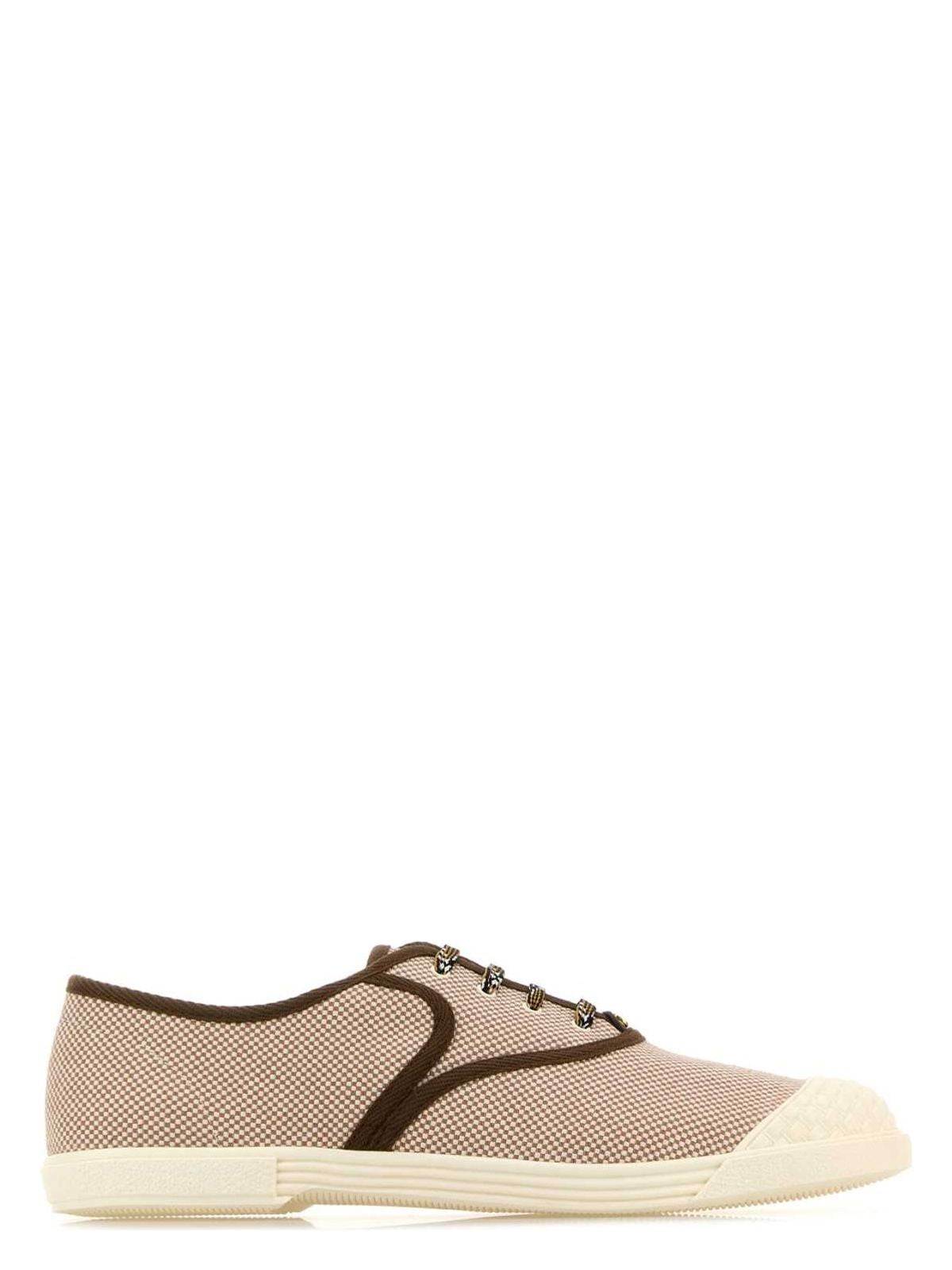 Valentino Bay By Bay Bicolor Canvas Low-top Sneakers