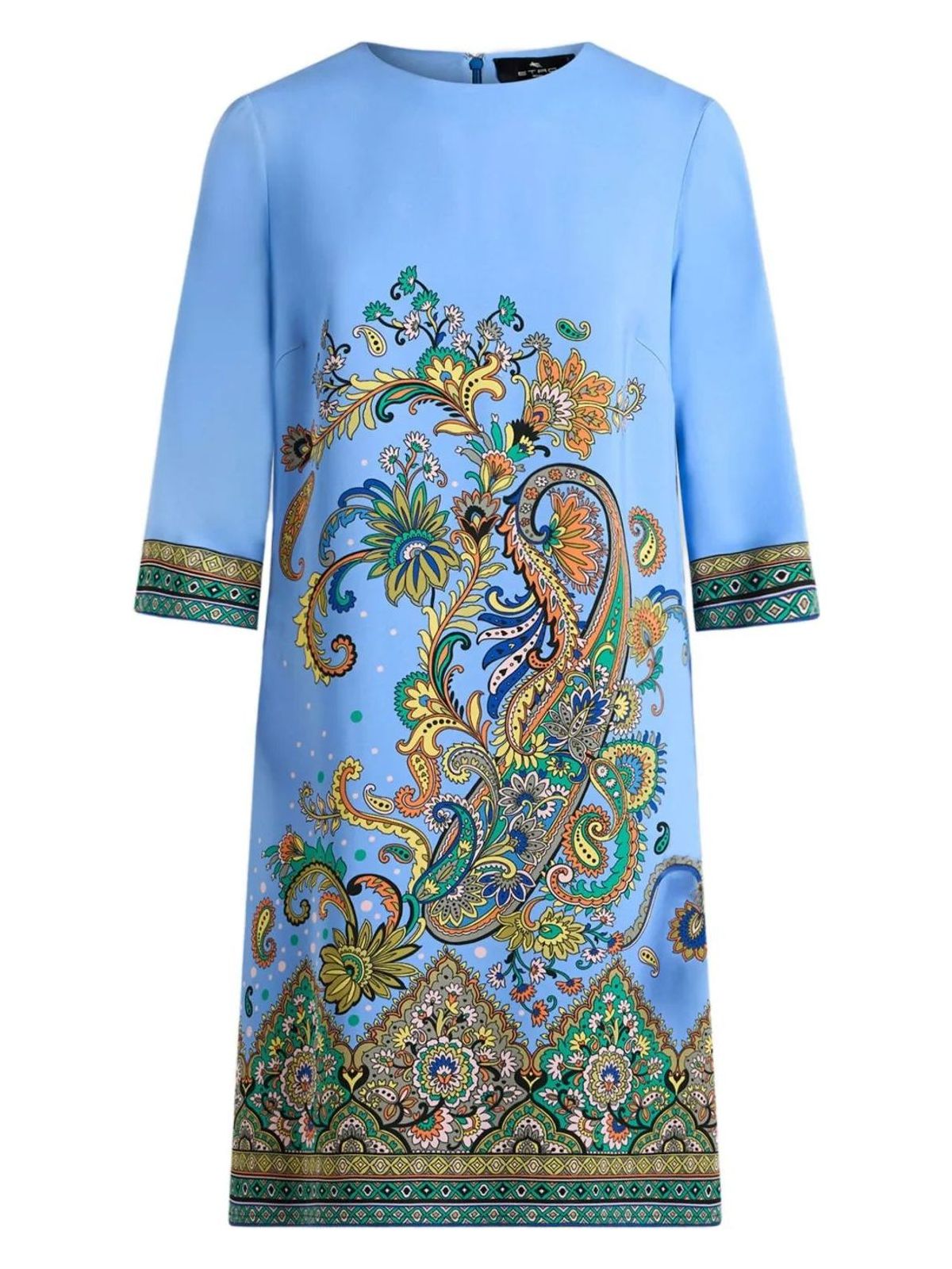 Etro Stretch Viscose Dress With Iconic Print