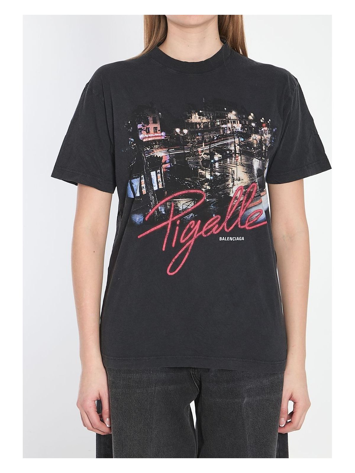 image of BLACK MC T-SHIRT WASHED PHOTO