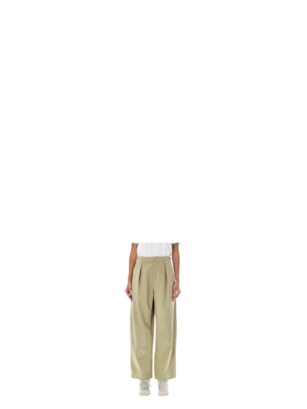 Burberry Adjustable Straps Wide-leg Cotton Pant