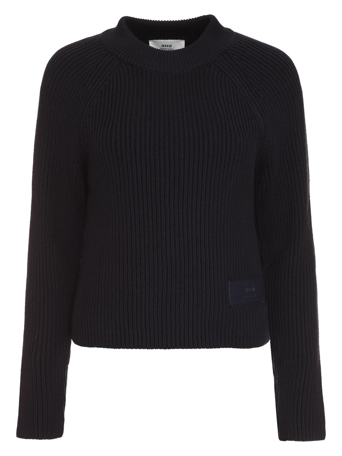 image of LONG SLEEVE CREW-NECK SWEATER