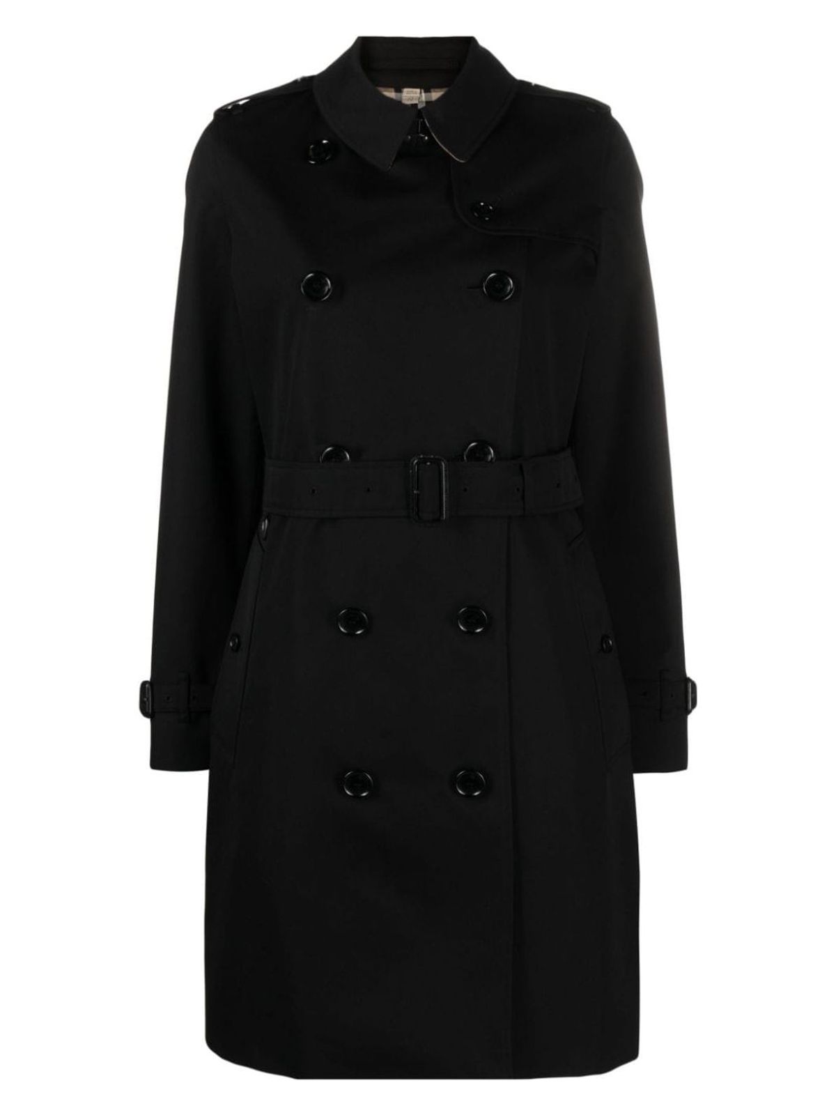 Burberry Double Breasted Belted Trench Coat