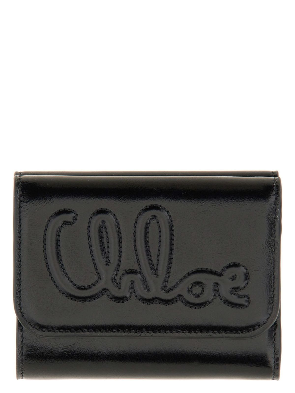 Chloé Trifold Wallet C Small In Black