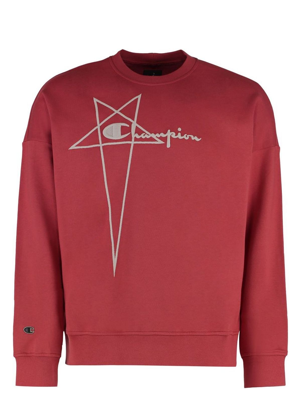image of RICK OWENS X CHAMPION - COTTON CREW-NECK SWEATSHIRT