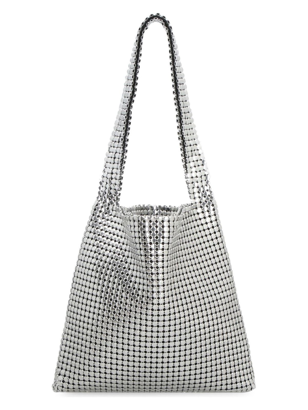 Rabanne Women's Pixel Hobo Shoulder Bag In Silver