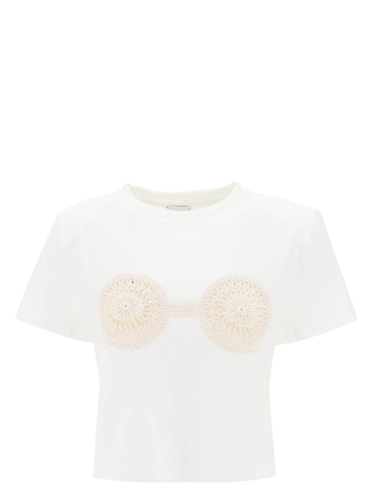 image of T-SHIRT CON CROCHET BRA