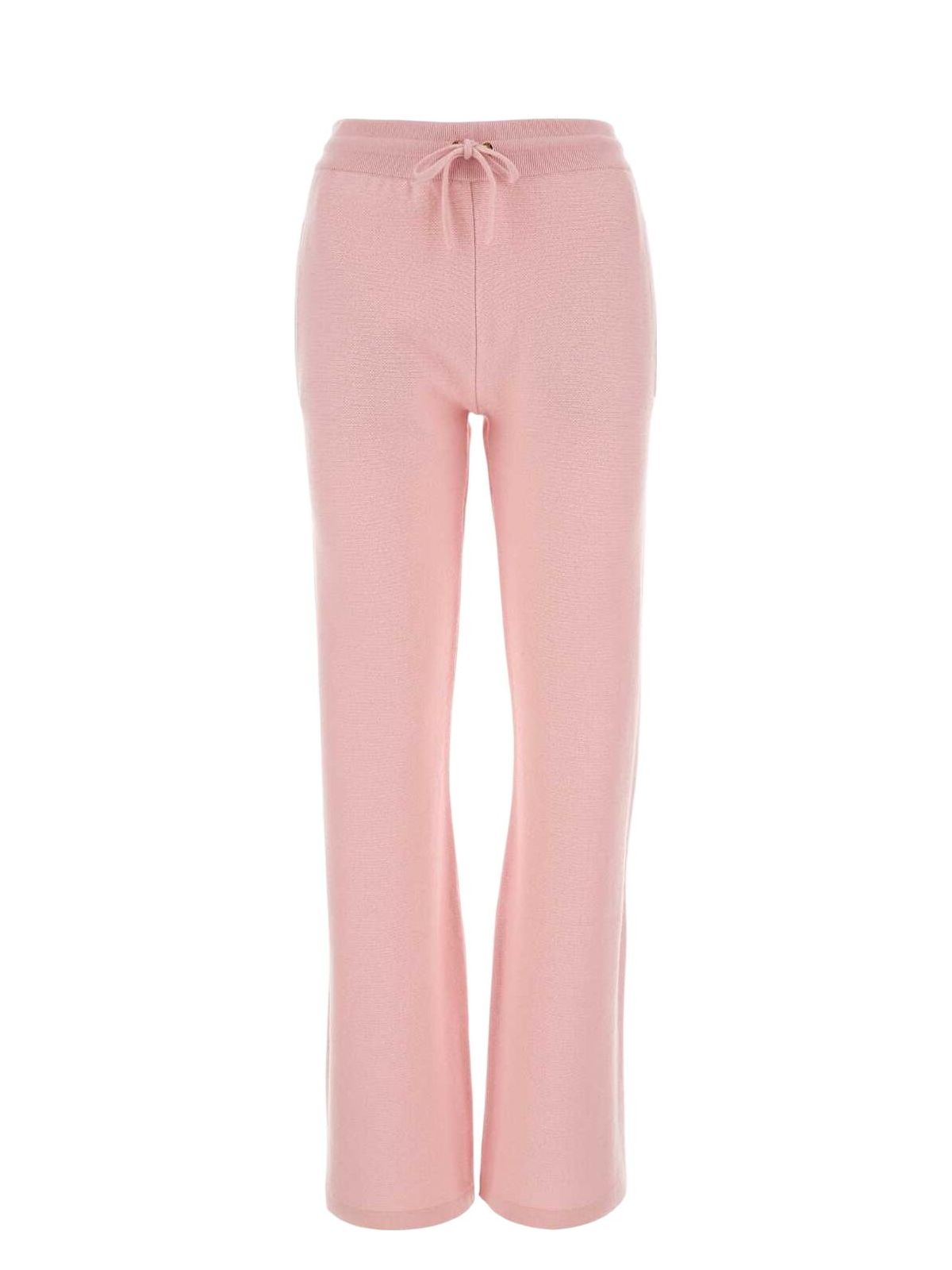 Versace Pink Wool Blend Flared Leg Pant