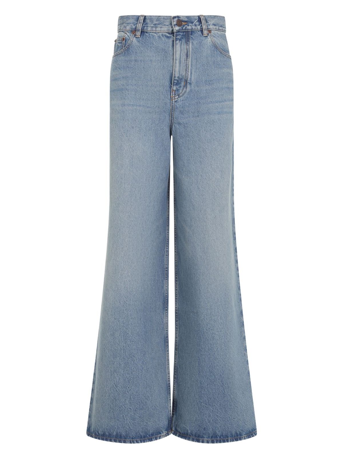 image of HIGH WAISTED LEG JEANS