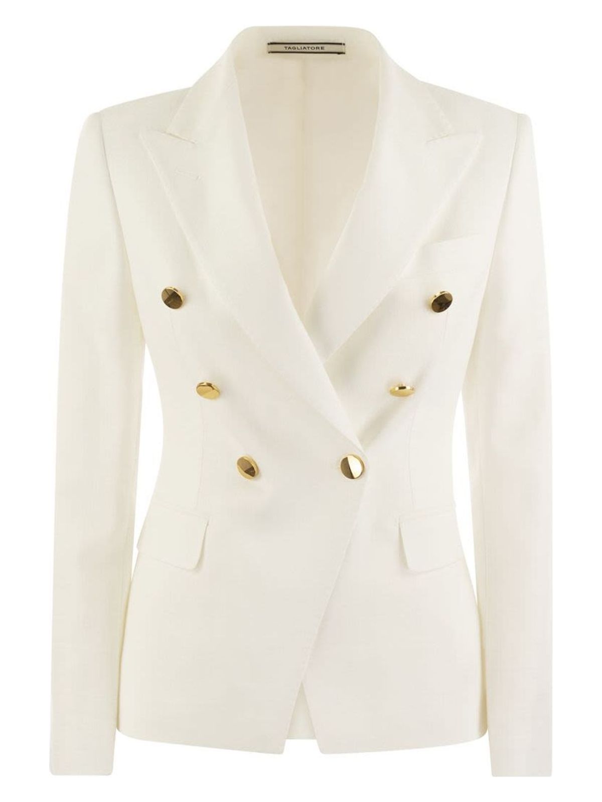 image of ALICYA - DOUBLE-BREASTED JERSEY BLAZER