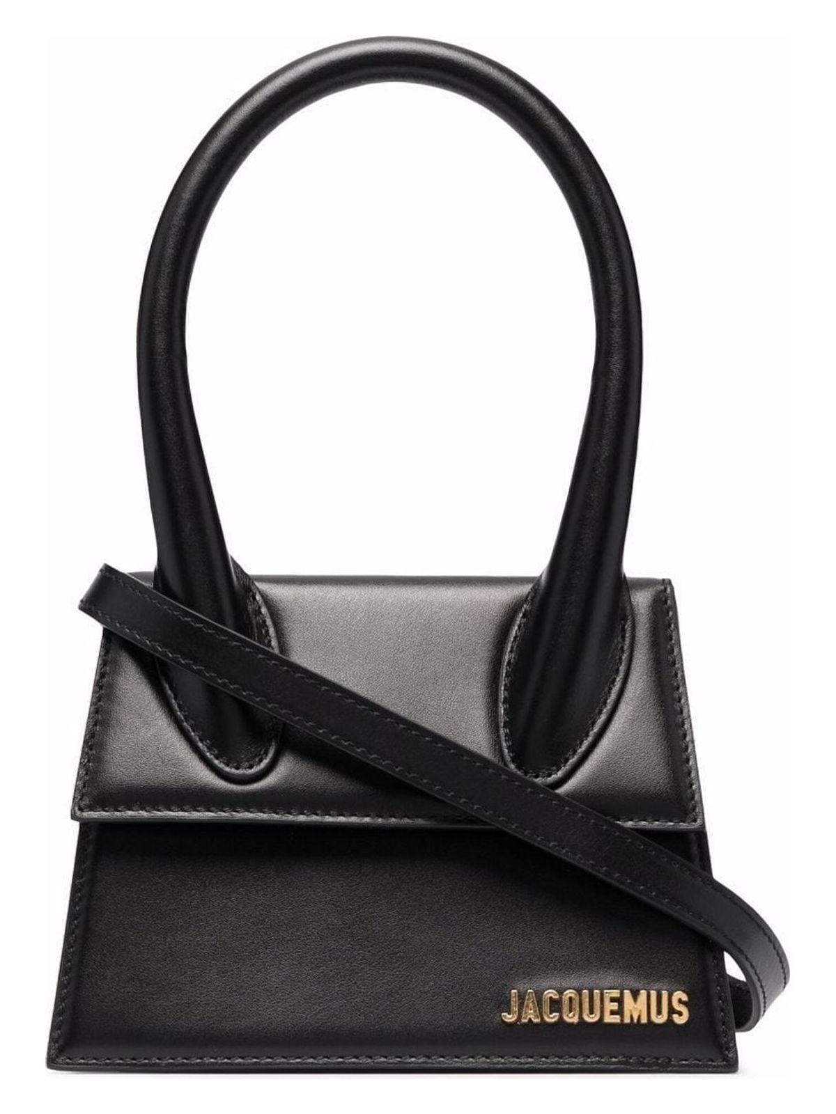 Jacquemus Small Handle And Removable Shoulder Strap In Black