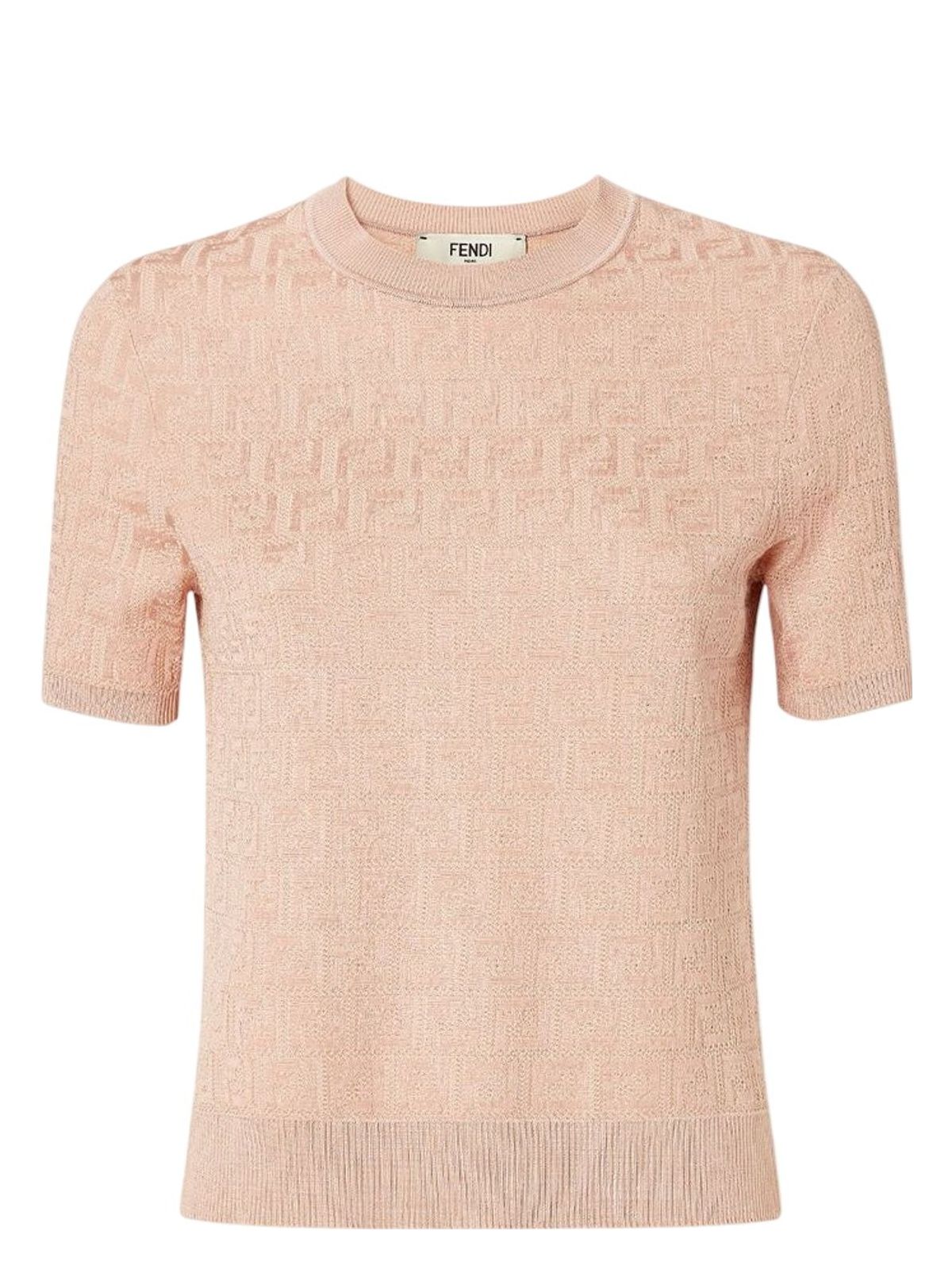 Fendi Lace Ff Knit T-shirt