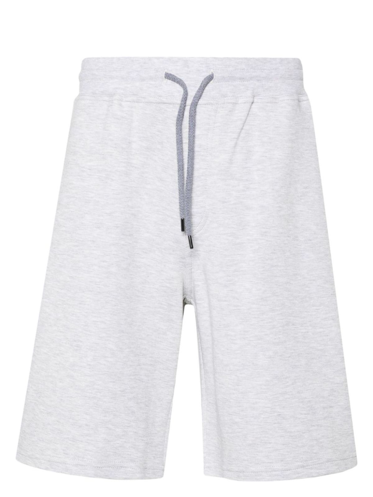 Brunello Cucinelli Elasticated-drawstring Waist Shorts In Grey