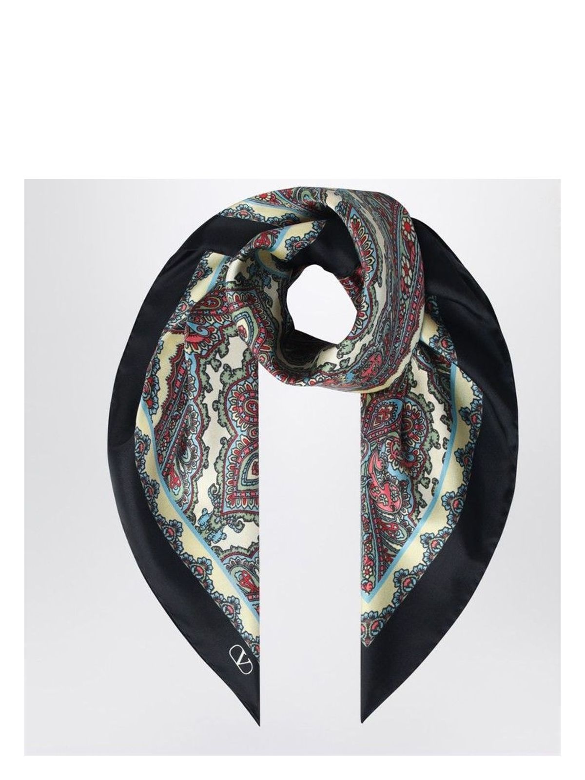 Valentino Garavani Silk Scarf With Paisley Print Women