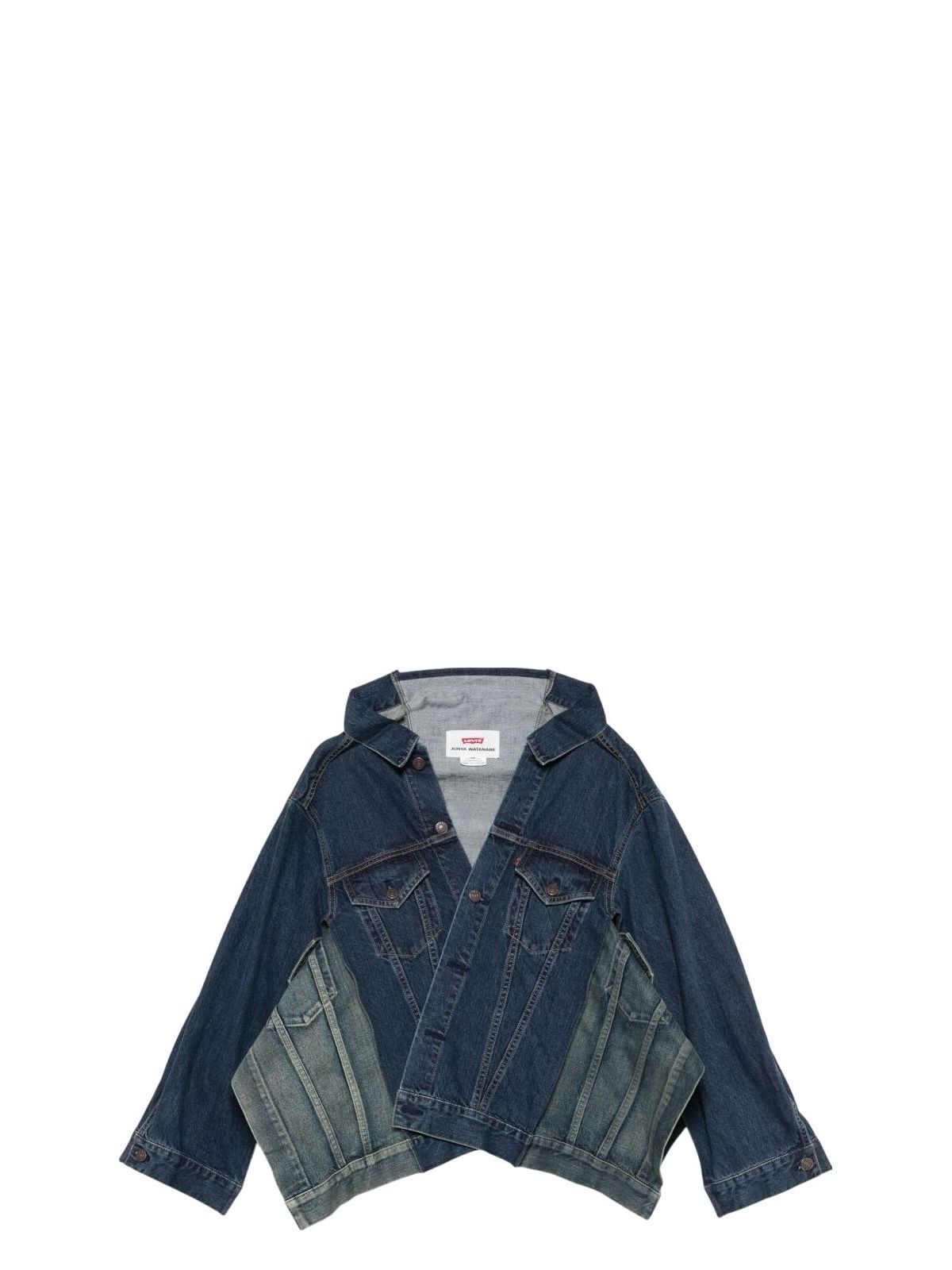 Junya Watanabe Patchwork Denim Jacket With Long Sleeves