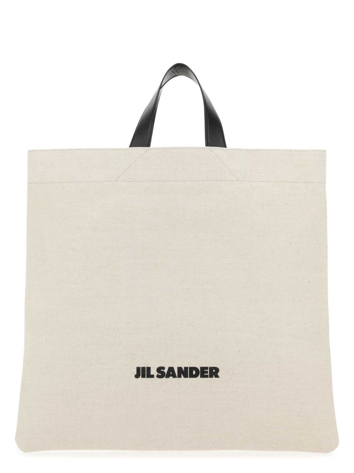 Jil Sander Women's Sand Canvas Shopping Bag