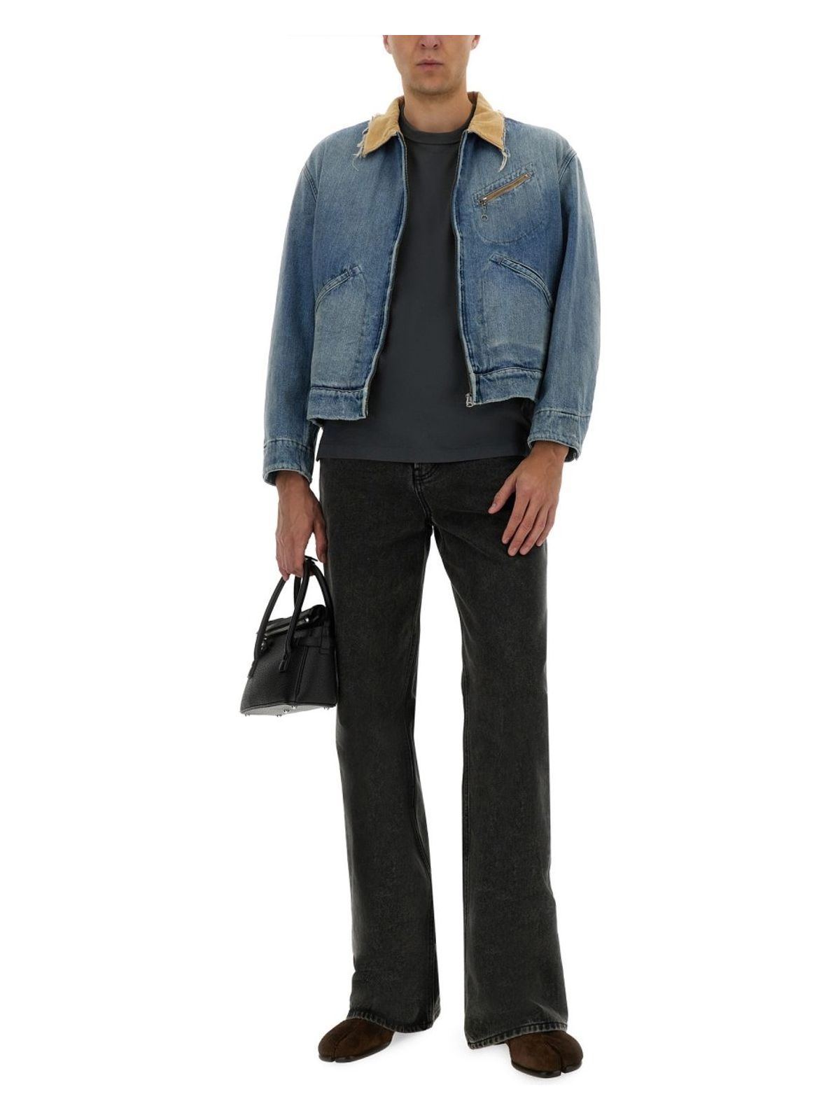 image of DENIM COTTON SPORTS JACKET