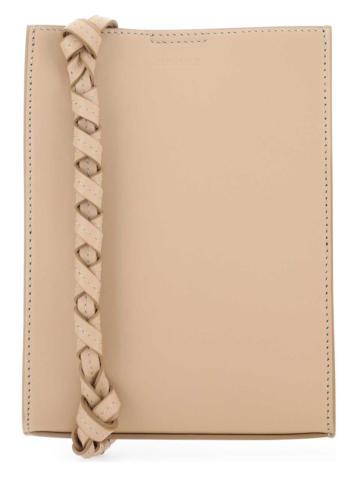 Jil Sander Women's Skin Pink Leather Small Tangle Shoulder Bag