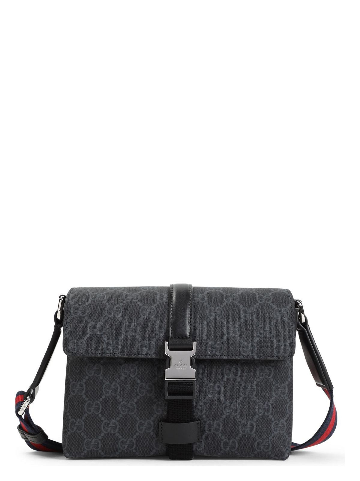 Gucci Black Crossbody Bag With Metallic Buckle