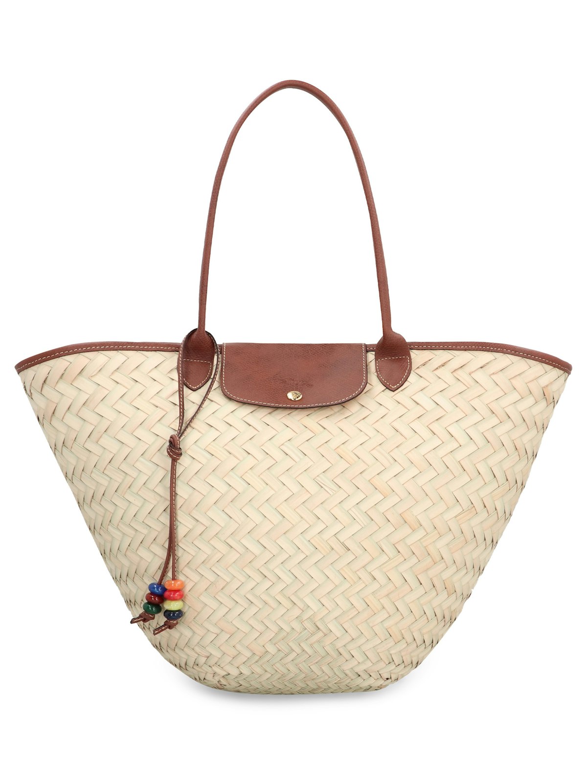 Shop Longchamp Women's Le Panier Pliage Xl Basket Bag In Brown