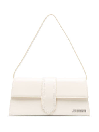 Jacquemus Leather Le Bambino Long Shoulder Bag - White - One Size