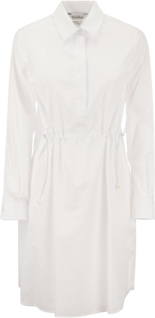 Shop Max Mara Women's Juanita - Poplin Chemise Dress In White