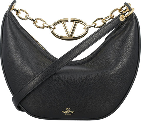 Valentino Garavani mini VLogo Moon shoulder bag - Black