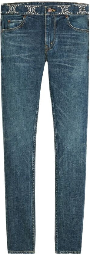 ZIZVO State Fit Mid Rise Flared Hems Jeans for Women Set Of 2, Funky plazo  Light blue