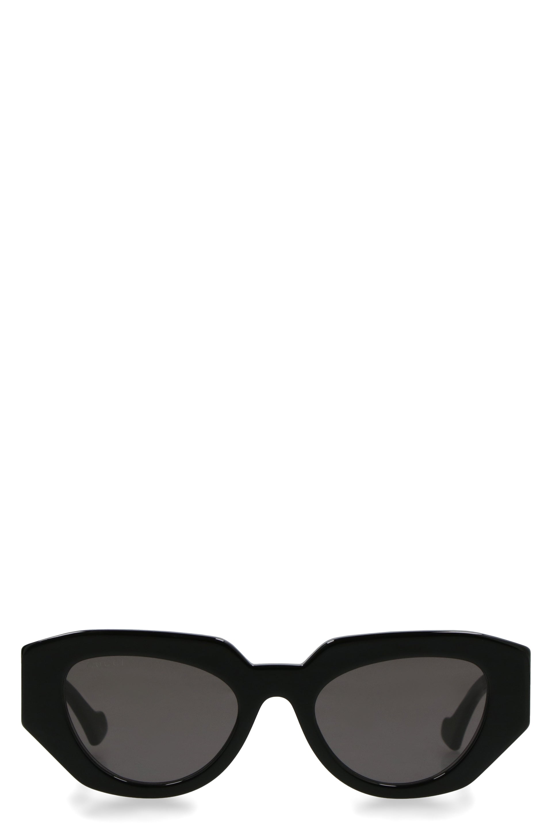 Shop Gucci Women's Geometric Sunglasses In Black