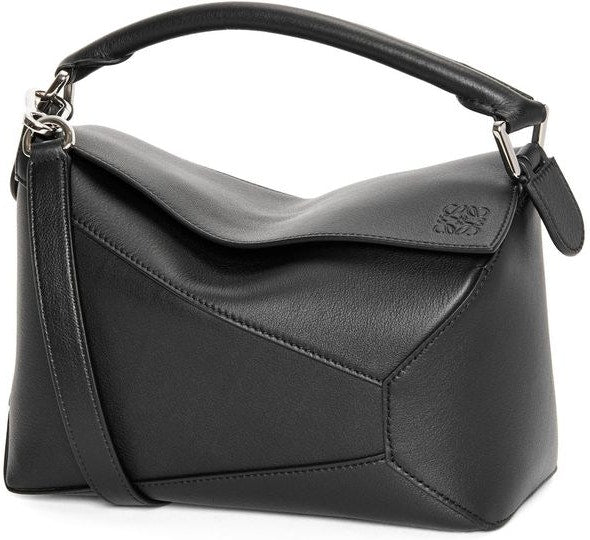 Shop Loewe Women's Small Puzzle Bag In Black