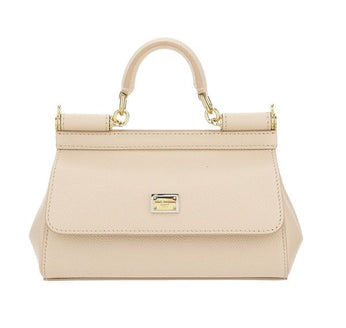 Dolce&Gabbana - Yellow leather satchel bag SICILY BB6003A1001 buy at Symbol