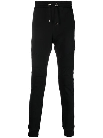 Balmain - Black Cotton Track Pants