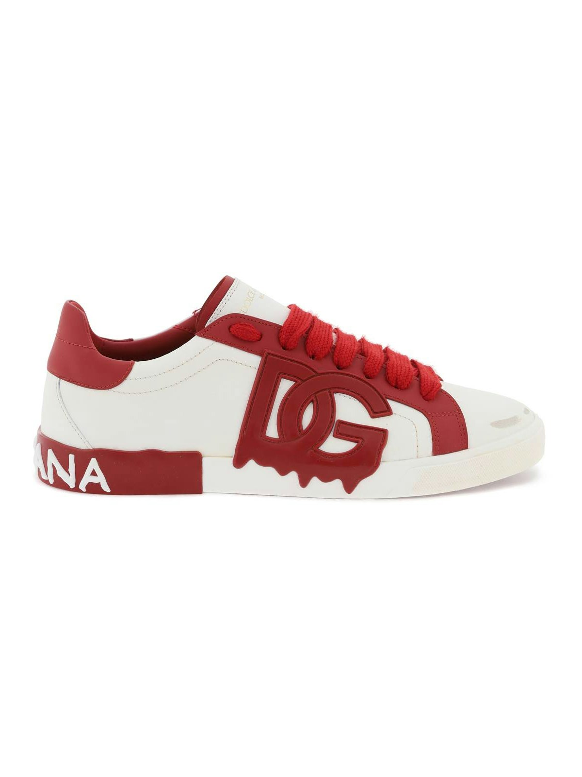 Shop Dolce & Gabbana Men's Vintage Portofino Sne Sneaker In Mixed Colours