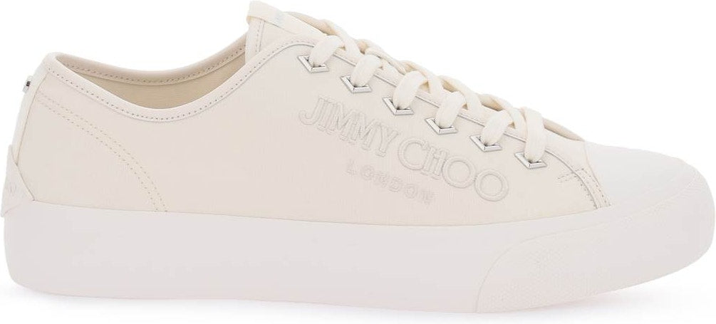 Shop Jimmy Choo Men's Palma M Sneakers In White