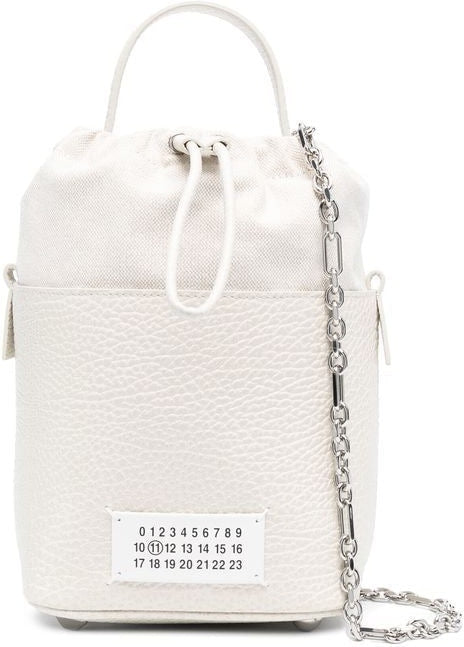 Shop Maison Margiela Women's 5ac Bucket Bag In White