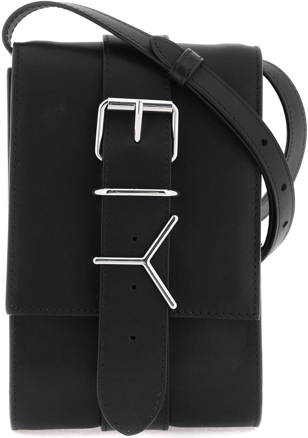 Shop Y/project Men's Y Belt Crossbody Bag In Black