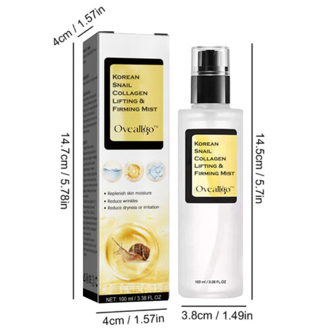 Oveallgo™ Korean Snail Collagen Lifting & Firming Mist