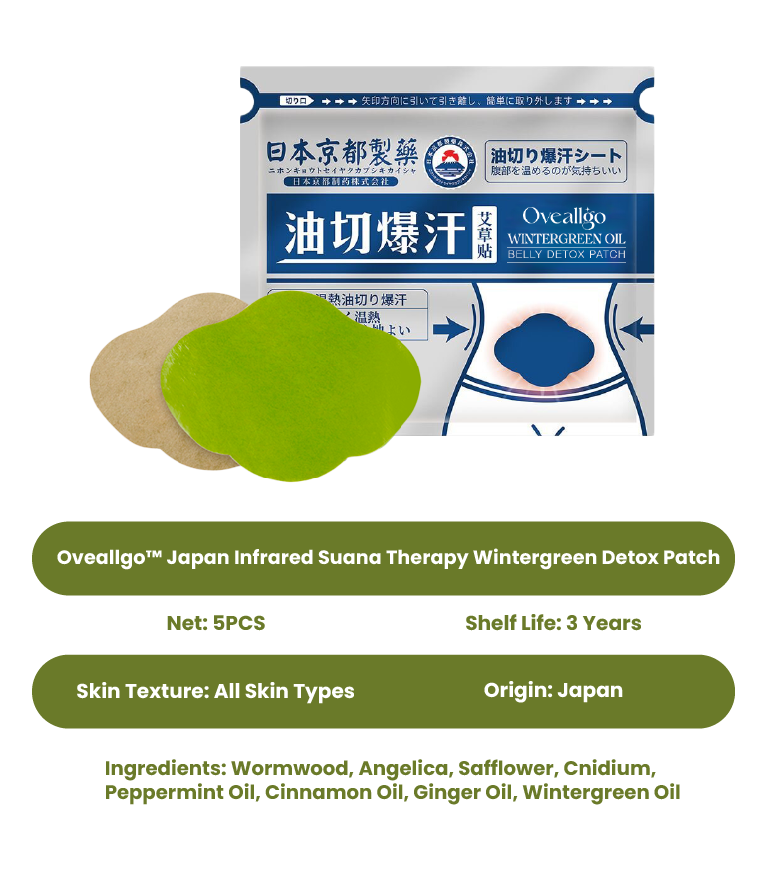 Oveallgo™ Japan Infrared Suana Therapy Wintergreen Detox Patch